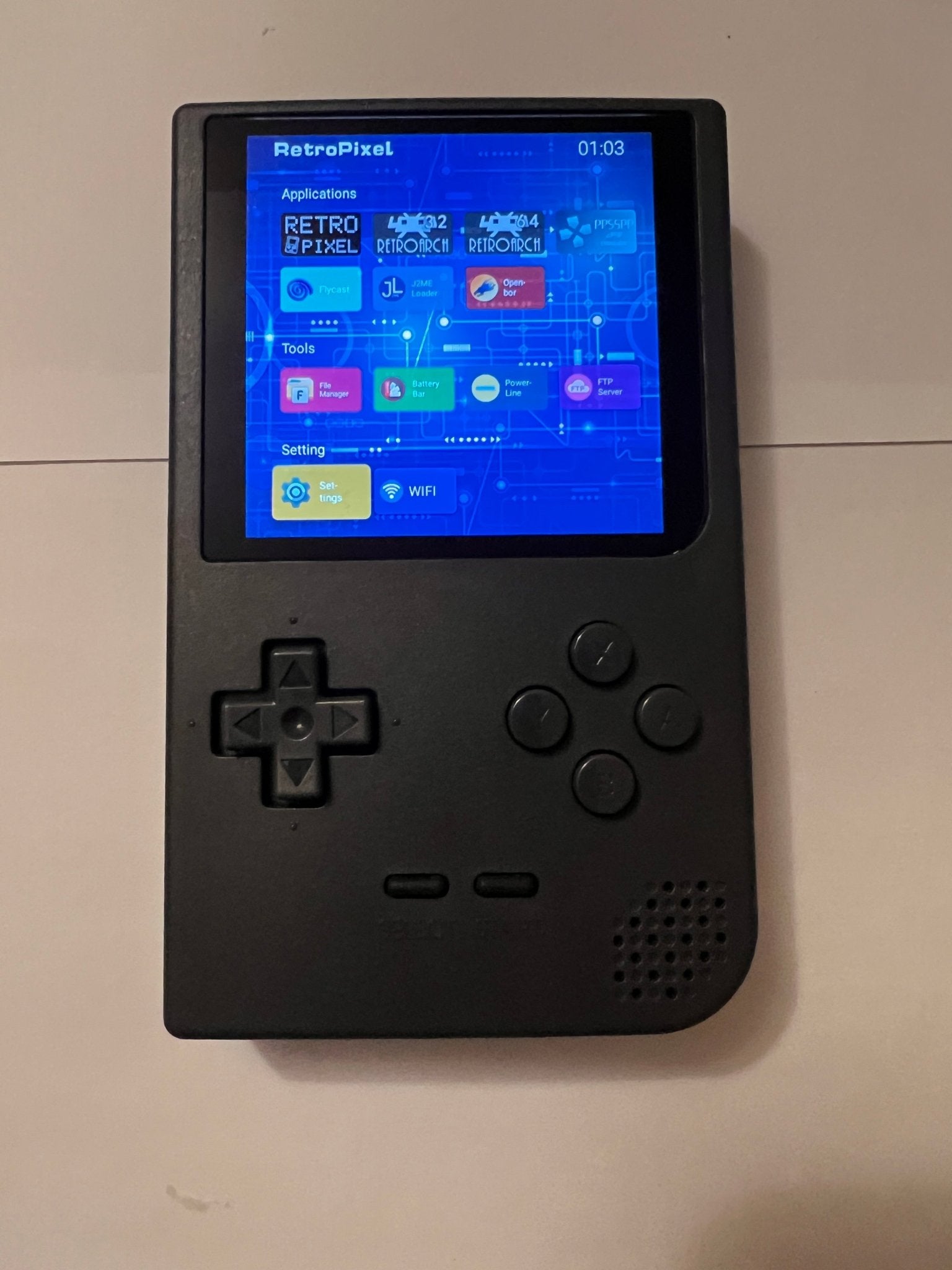Retropixel pocket handheld console Open Box - dark grey | FunnyPlaying - 3