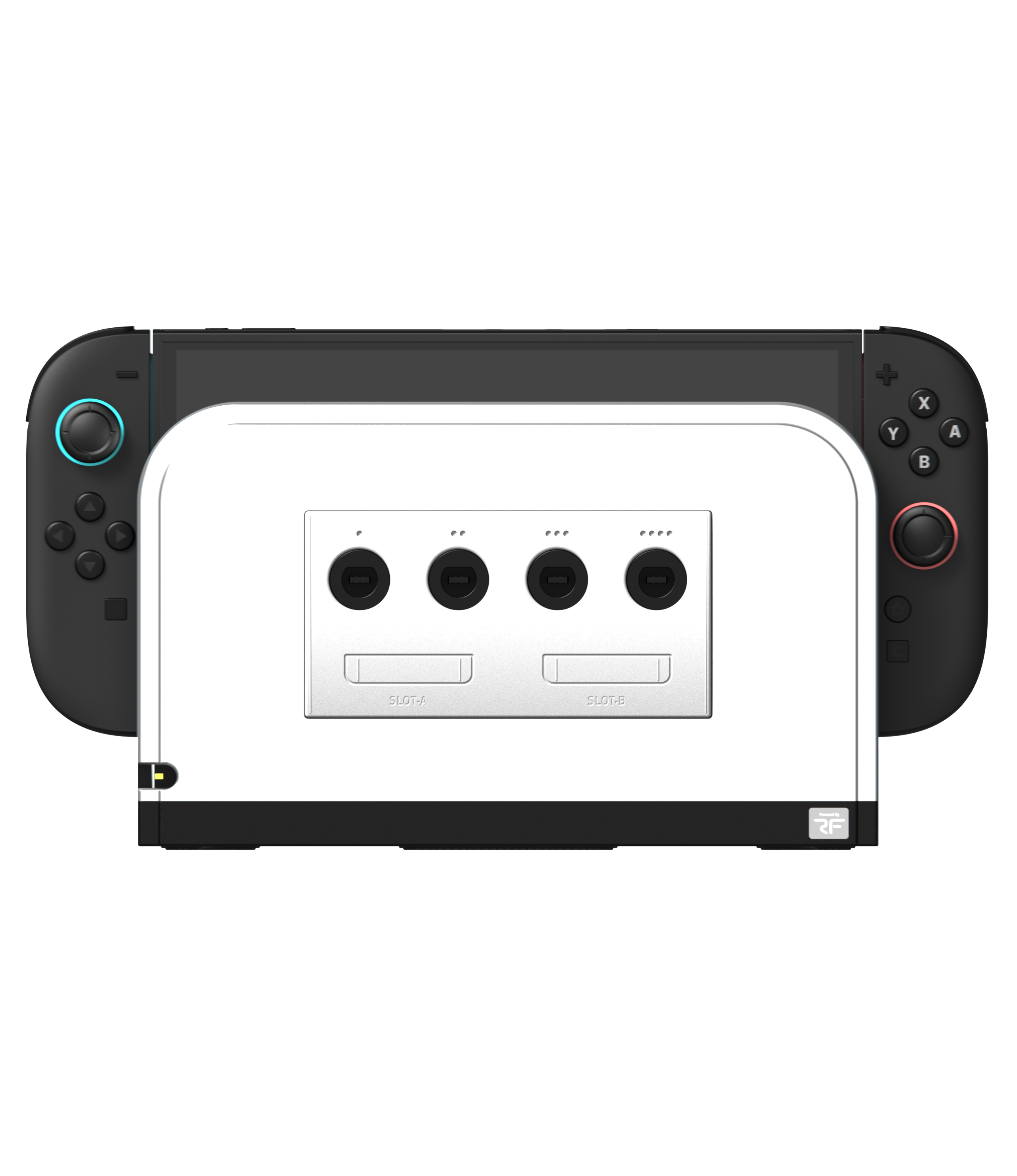 Battledock for Nintendo Switch 2 with magnetic faceplates | Retro Fighters