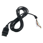9 pin Cable for Sega Master System & Mega Drive (Genesis) wire lead cord 1.8M replacement - Black | ZedLabz