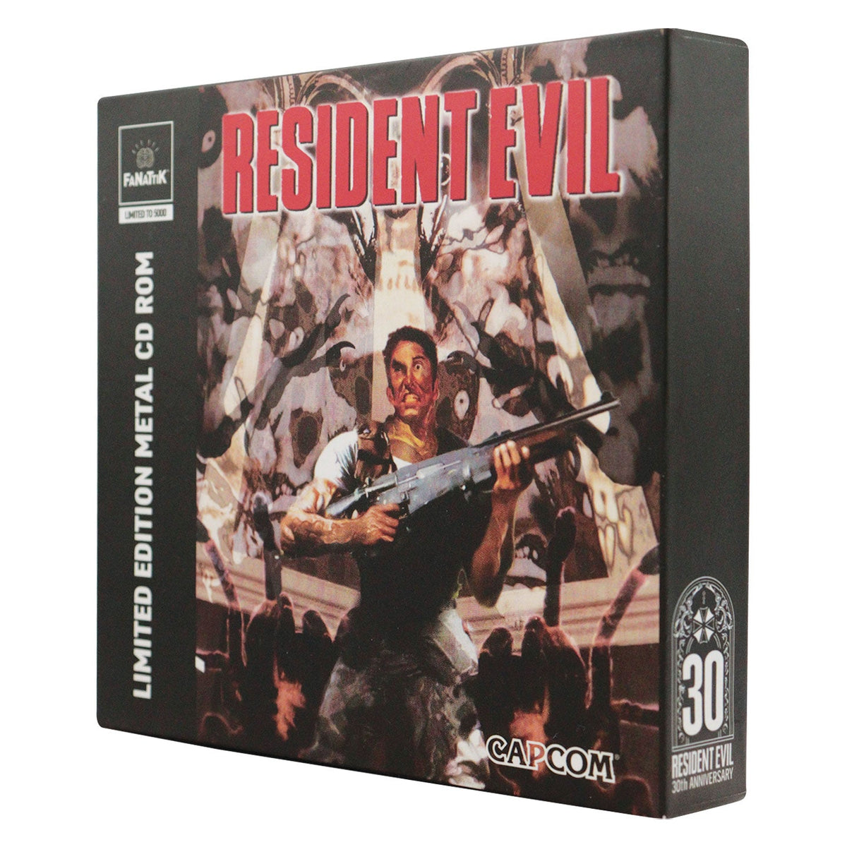 Resident Evil 30th Anniversary Limited Edition Metal CD-ROM Collectible | Fanattik