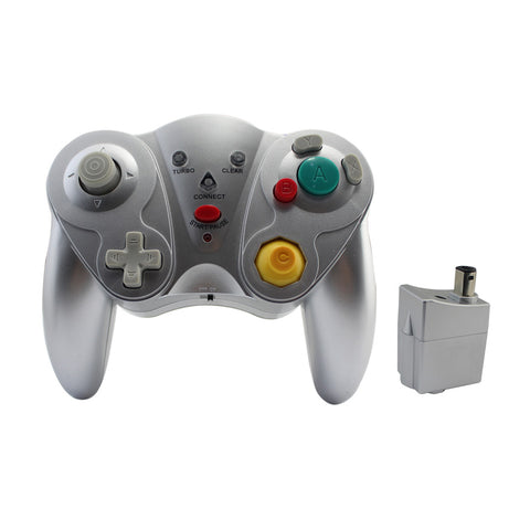 Wireless Controller for Nintendo GameCube replacement - silver | ZedLabz