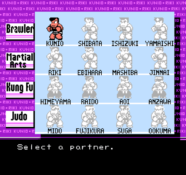 River City fighting legend for Nintendo NES |  Retro-bit publishing