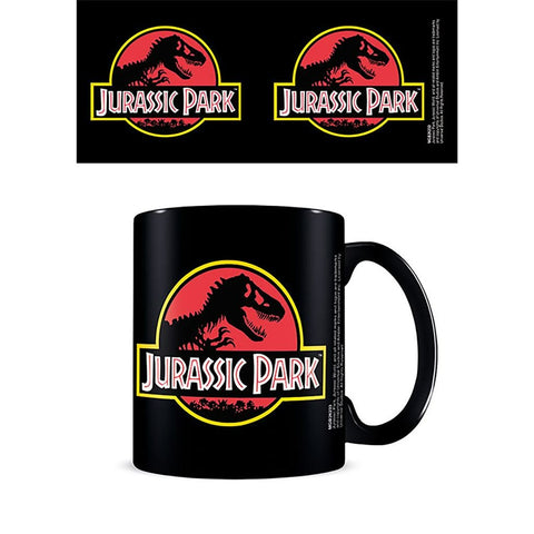 Jurassic Park Logo official mug 11oz/315ml Black | Pyramid