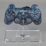 Display stand for Sony PS2 controller - Crystal Clear [Playstation 2] | Rose Colored Gaming