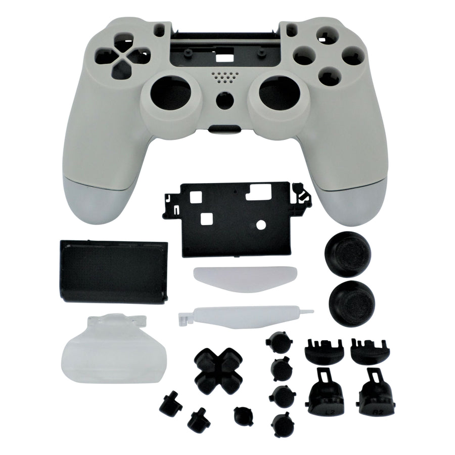 Complete housing shell for PS4 Slim Pro controller ZCT2 JDM-040 replacement - Grey | ZedLabz