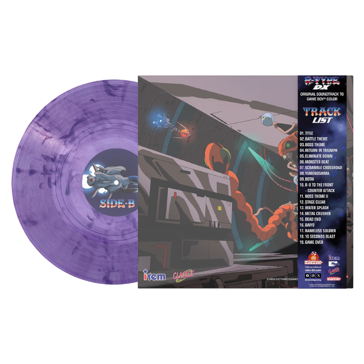 R-Type DX Vinyl Soundtrack Collector's Edition Plasma Violet LP PRE ORDER | Retro-bit