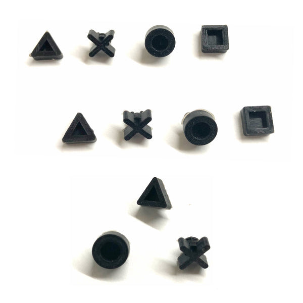 Rubber feet for Sony PS4 Pro & Slim console PlayStation 4 silicone Replacement - black | ZedLabz