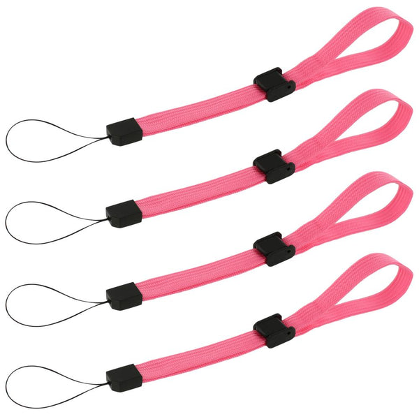 Wrist strap for handheld games consoles, cameras & mobiles adjustable – 4 pack pink | ZedLabz