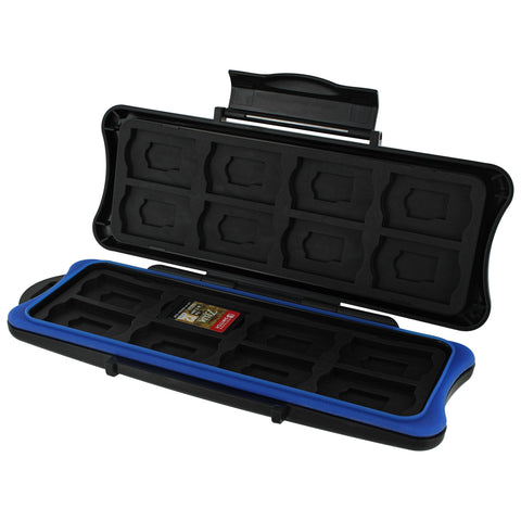 ZedLabz 16 game card cartridge & memory card tough storage case for Nintendo Switch - black