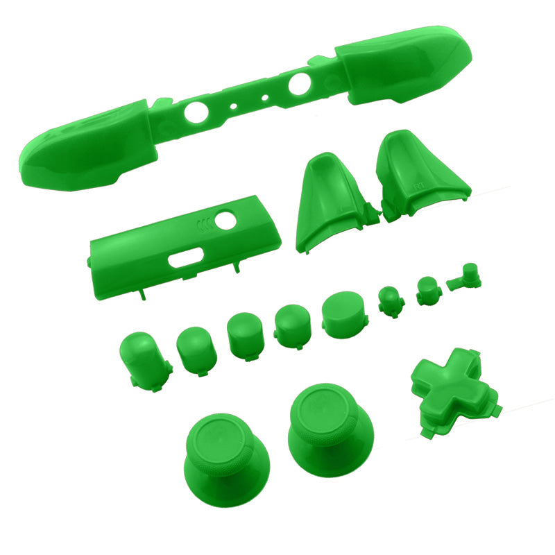 Full Button Set For Xbox One Slim 1708 Controllers - Green | ZedLabz