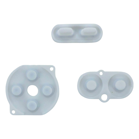 Conductive Silicone Button Contacts Kit For Nintendo Game Boy Color - White | ZedLabz