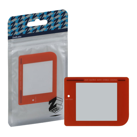 Replacement Plastic Screen Lens For Nintendo Game Boy Original DMG-01 - Orange | ZedLabz