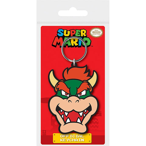 Super Mario series official keyring featuring Bowser PVC Keychain | Pyramid
