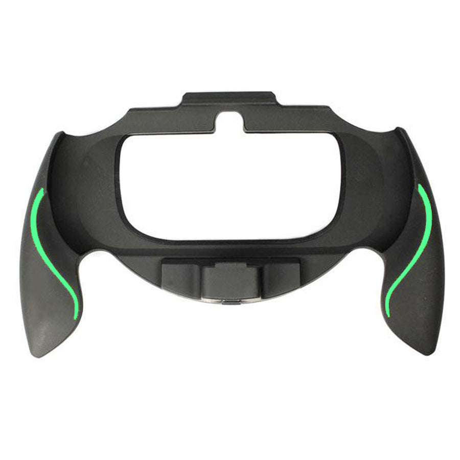 ZedLabz soft touch controller grip handle attachment for Sony PS Vita 1000 – green & black