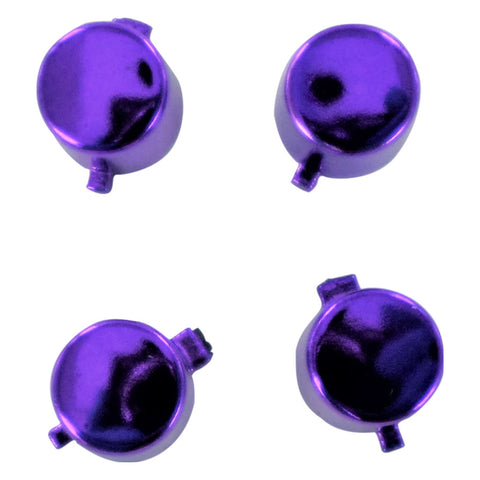 Replacement Action Button Set For Sony PS4 Controllers - Chrome Purple | ZedLabz