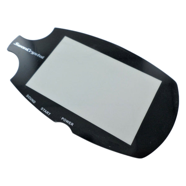 Screen lens for Bandai WonderSwan SwanCrystal plastic cover replacement - black | ZedLabz