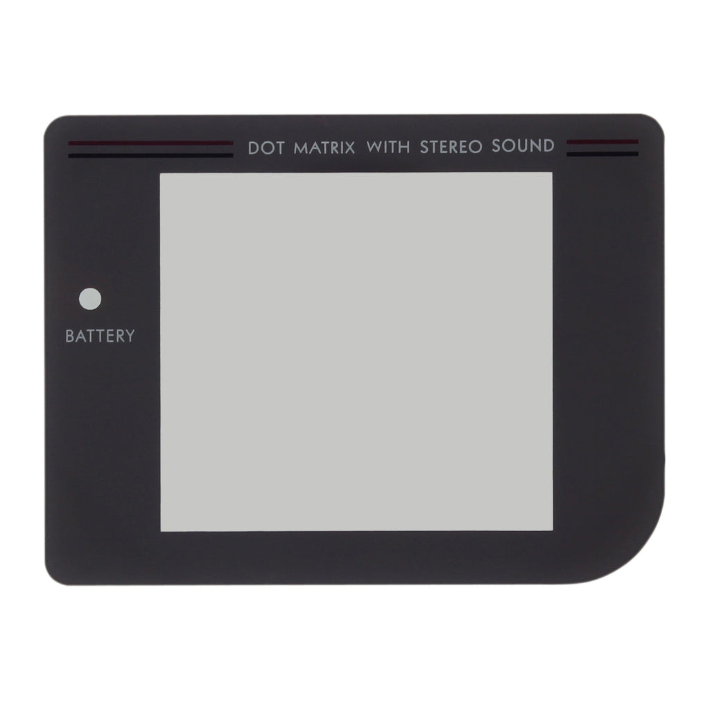 Screen lens for GameBoy original GLASS cover mod inlcudes prying remov