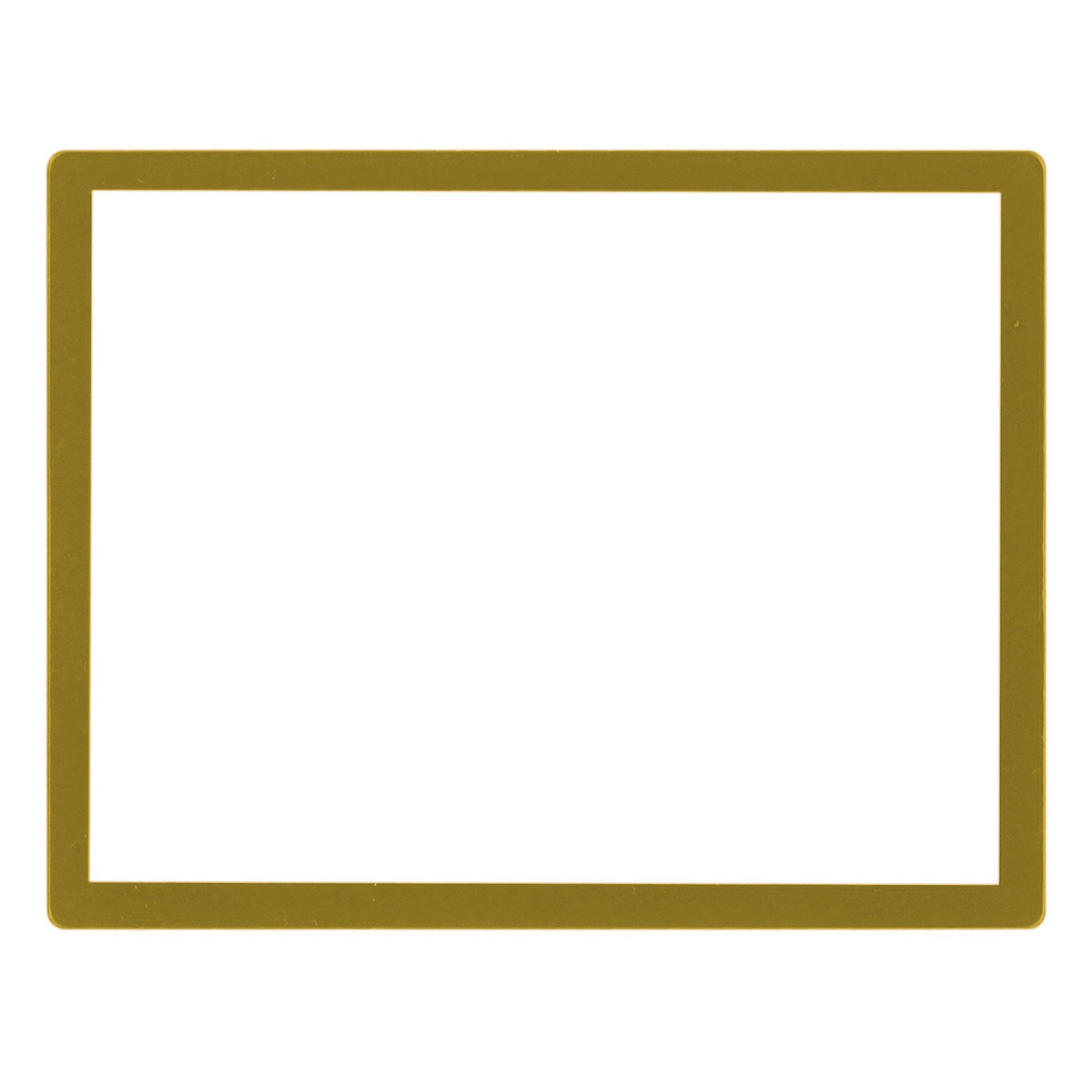 Screen lens for Nintendo DS Lite [NDSL] console plastic cover replacement - Gold | ZedLabz - 1