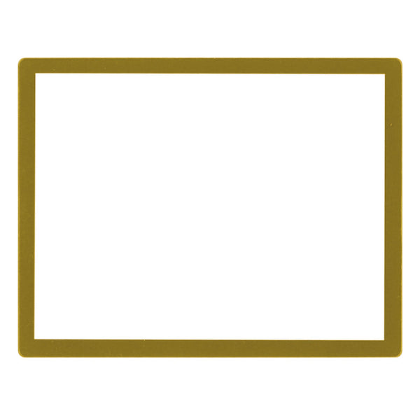 Screen lens for Nintendo DS Lite [NDSL] console plastic cover replacement - Gold | ZedLabz
