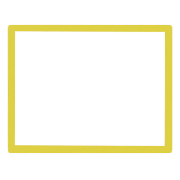 Screen lens for Nintendo DS Lite [NDSL] console plastic cover replacement -Yellow | ZedLabz