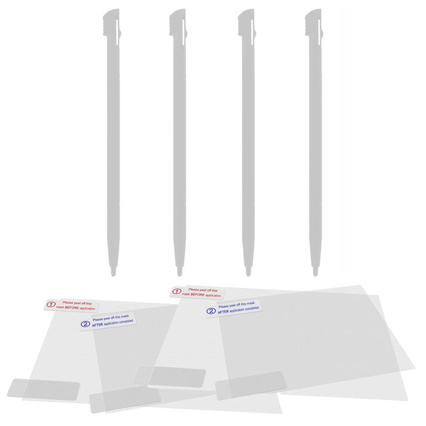 Screen Protector & Stylus Kit For Nintendo 2DS - White | ZedLabz