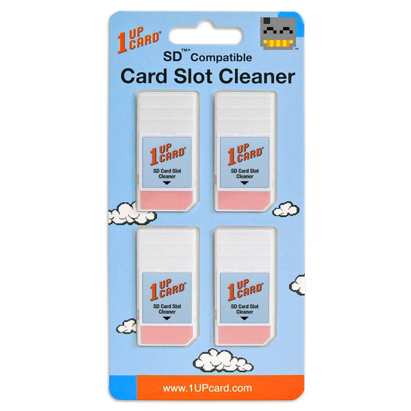 SD compatible memory card slot cleaner for Game console, Computer, Camera SDHC SDXC | 1UPcard - 2