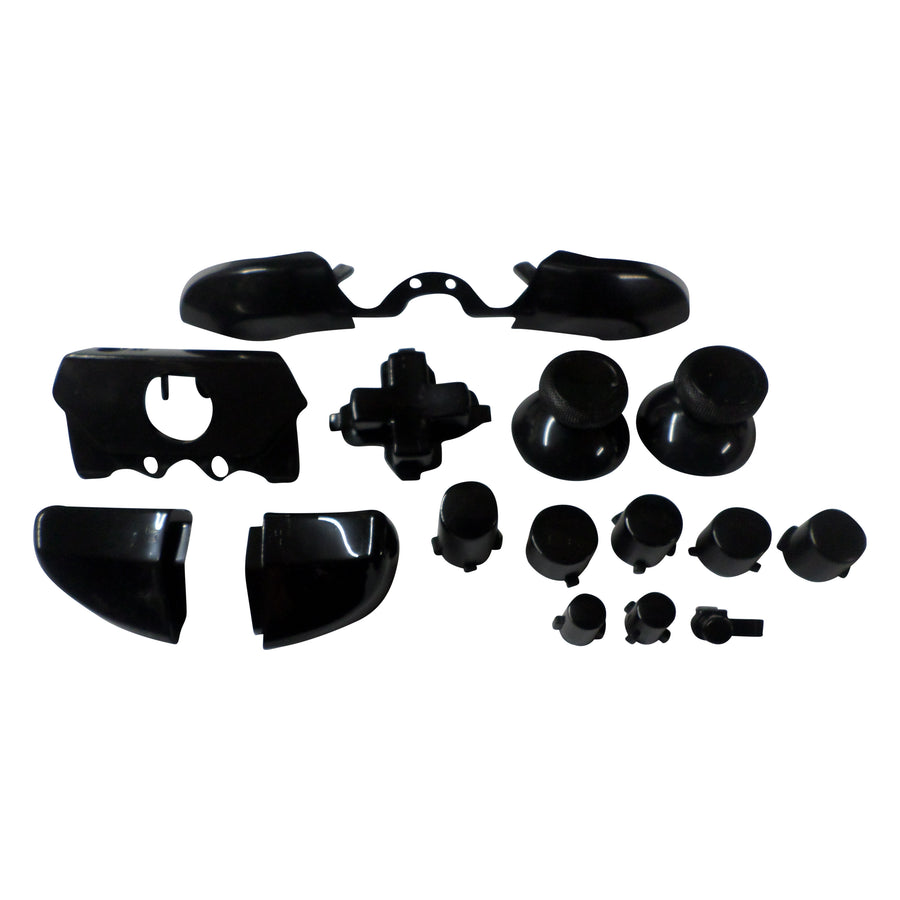 Replacement Full button set mod kit for Xbox One Elite controllers A B X Y D-pad Triggers - black | ZedLabz
