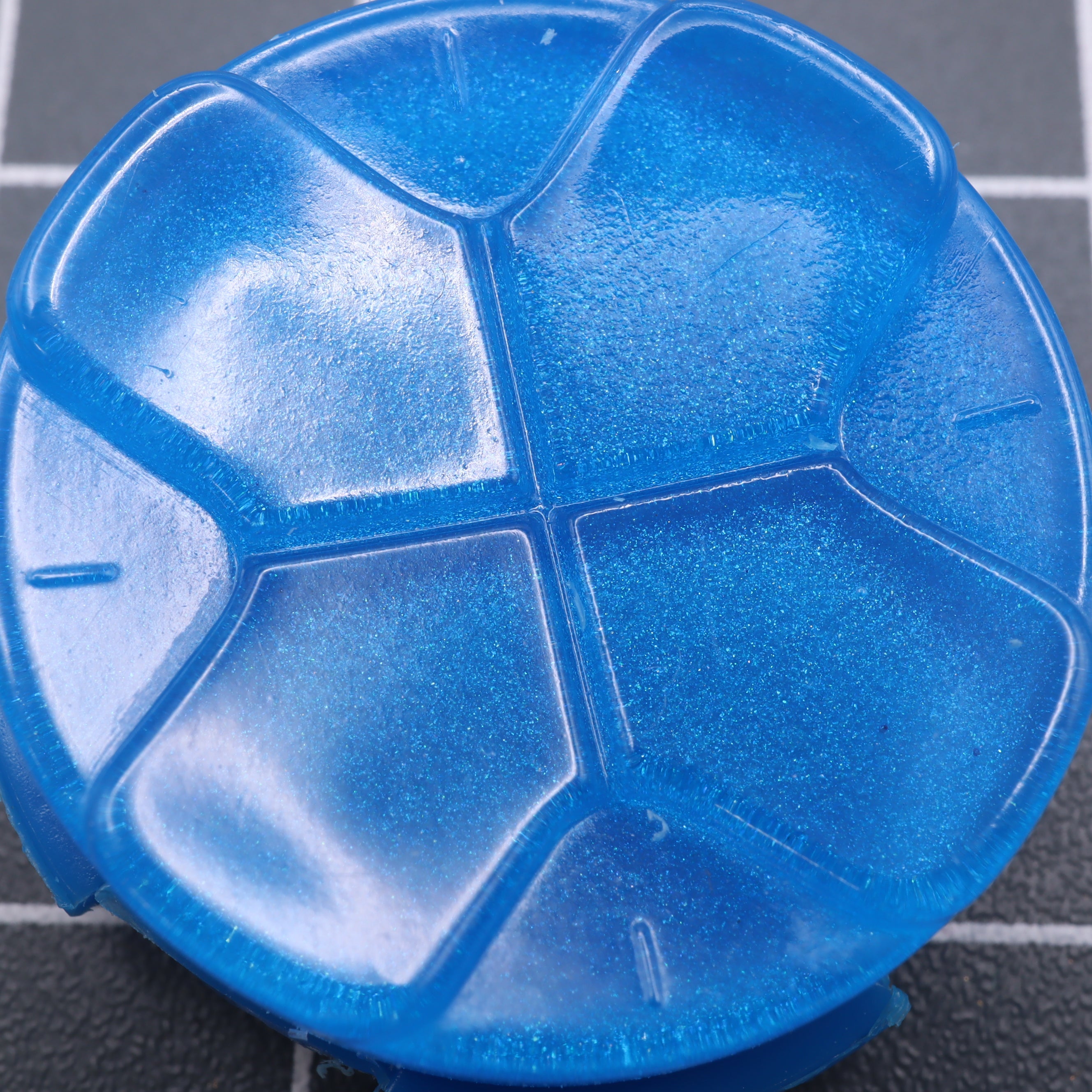 Hand cast custom resin buttons for Sega Game Gear - Blueberry candy | Lab Fifteen Co