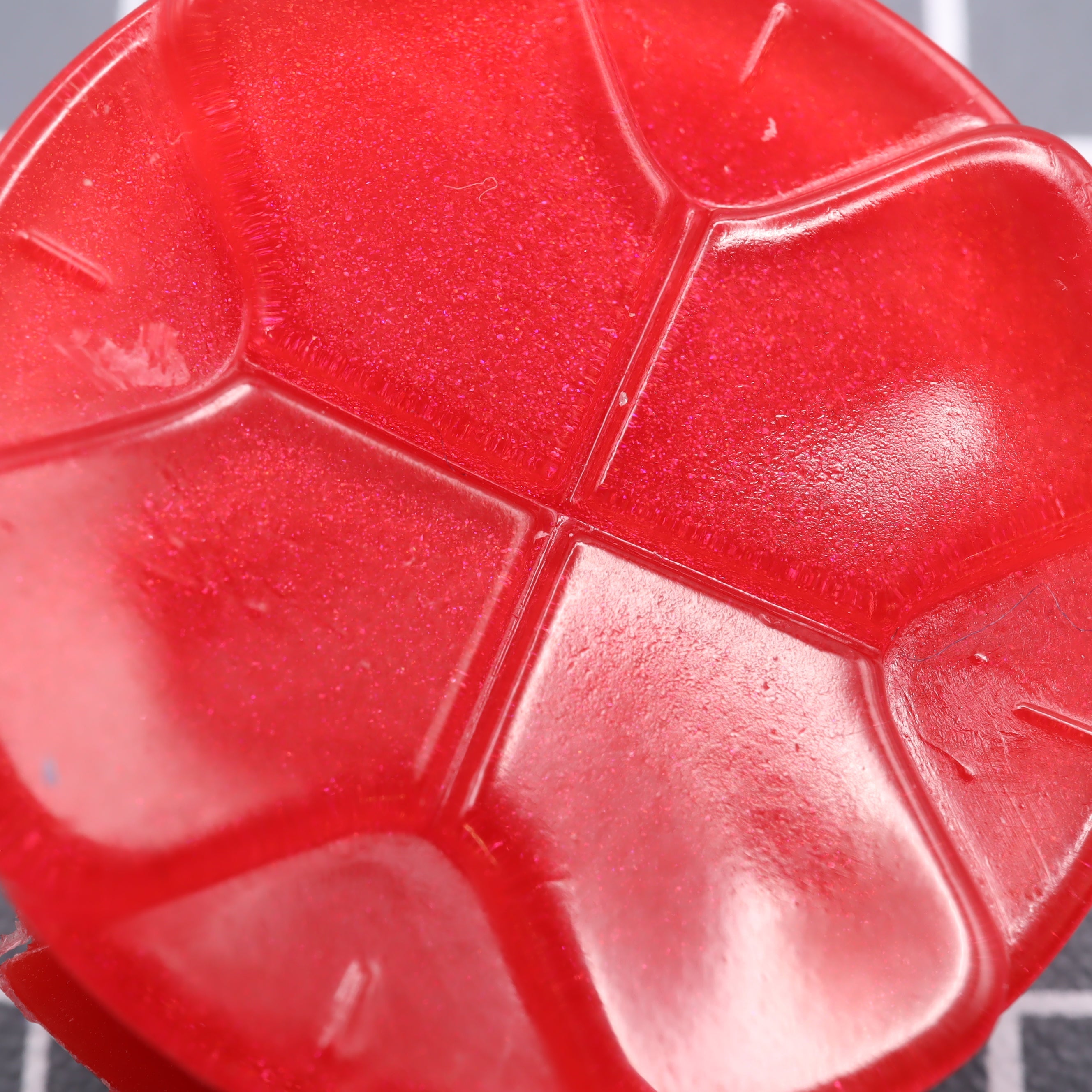 Hand cast custom resin buttons for Sega Game Gear - Strawberry candy | Lab Fifteen Co