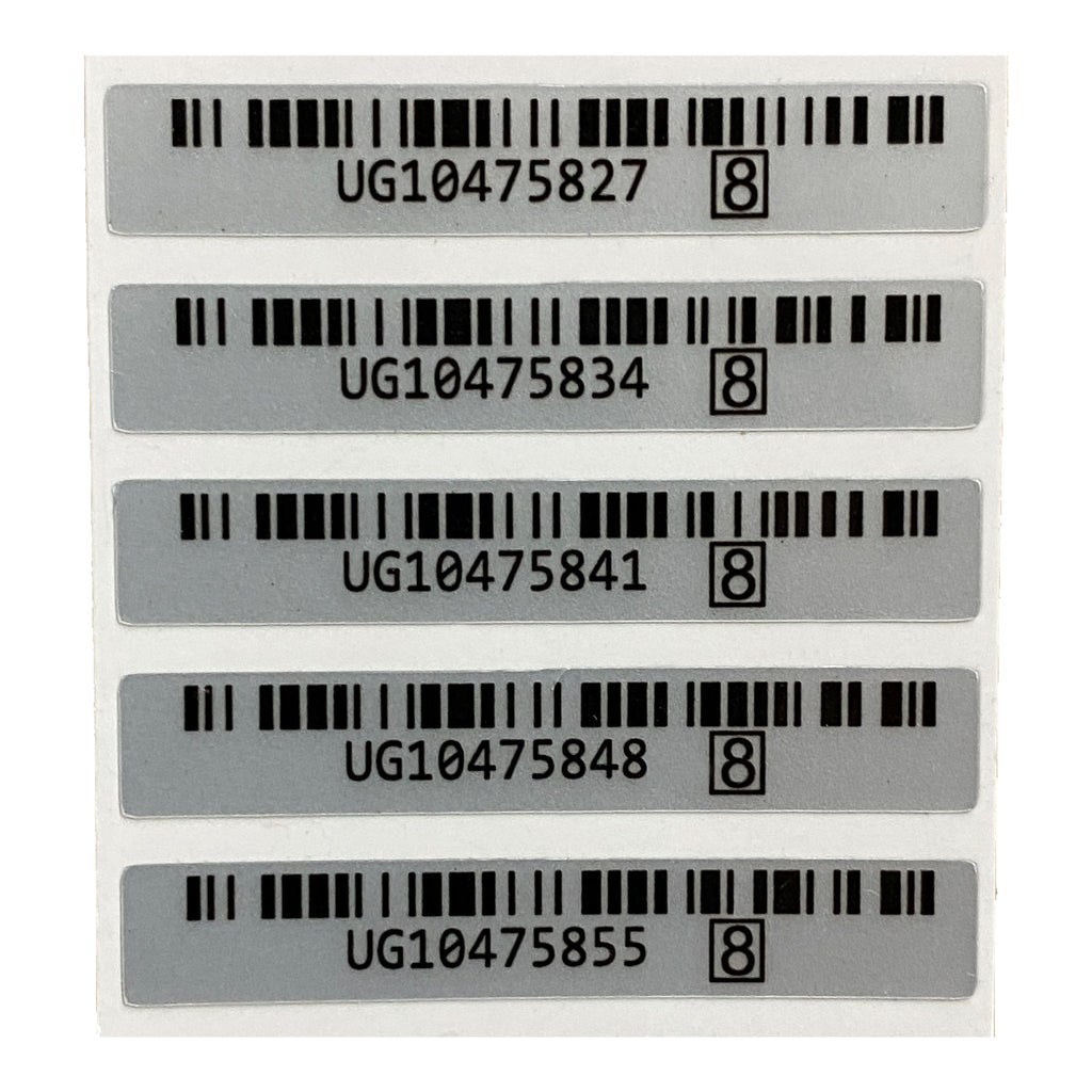 Temptale Serial Sticker Serial number sticker for DS Lite reproduction label - 5 Pack | ZedLabz