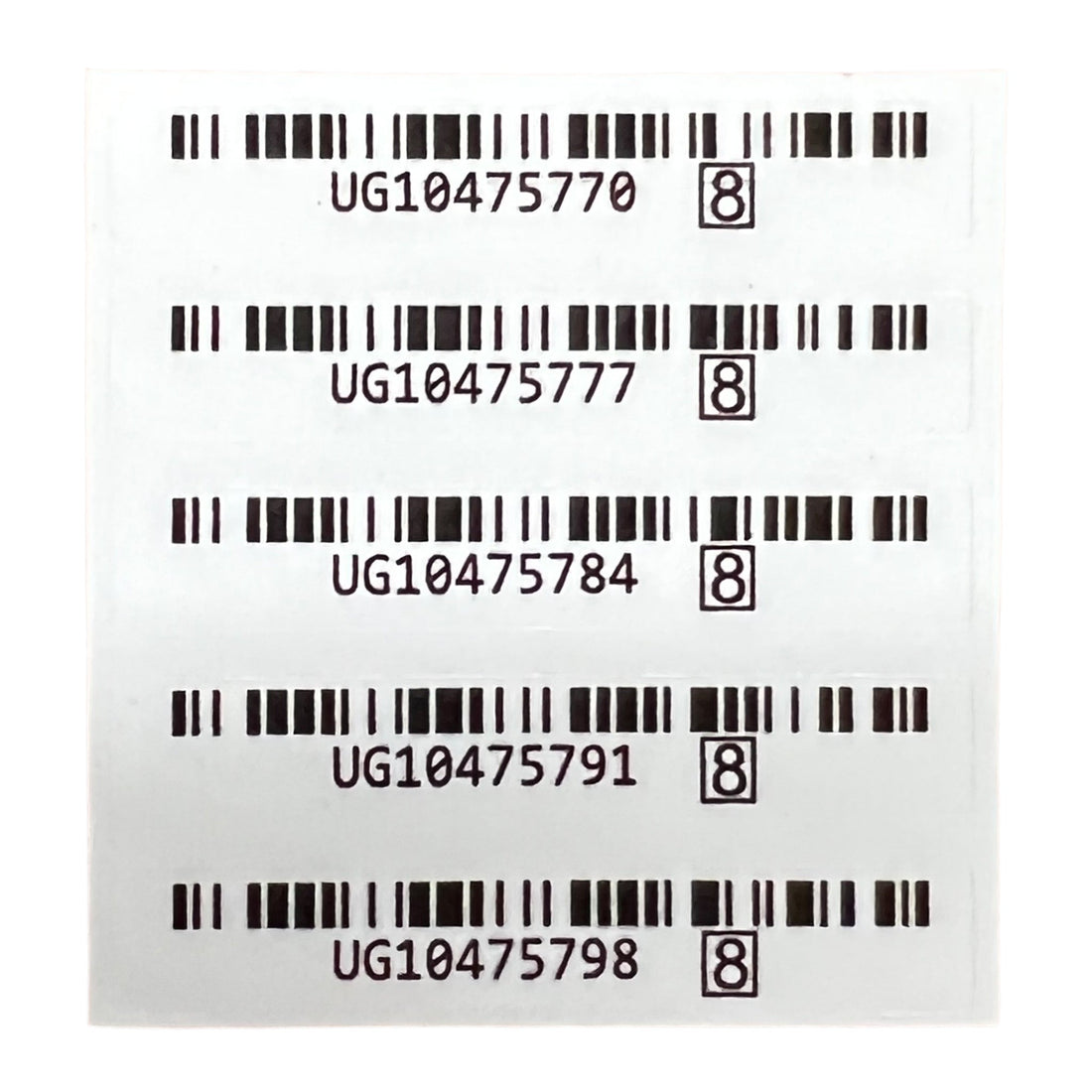 Serial number sticker for DS Lite reproduction label - 5 Pack | ZedLabz