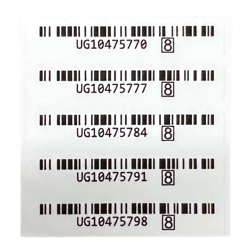 Temptale Serial Sticker Serial number sticker for DS Lite reproduction label - 5 Pack | ZedLabz