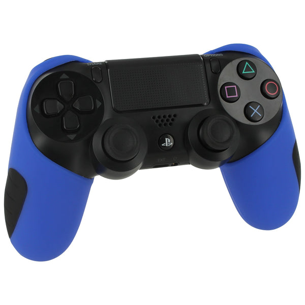 Silicone Grip Cover Skin For Sony PS4 Controllers - Blue | ZedLabz