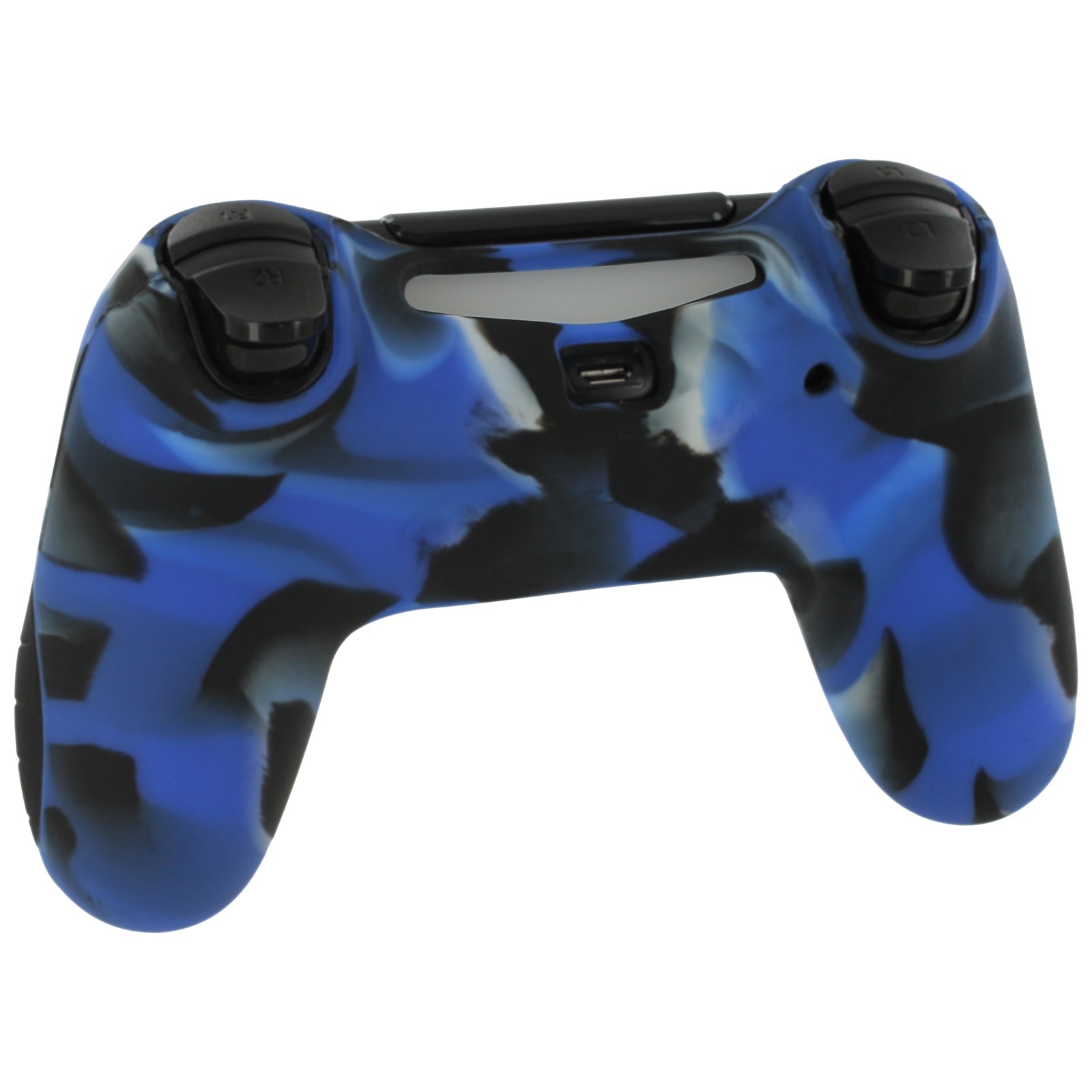 Silicone Grip Cover Skin For Sony PS4 Controllers - Camo Blue | ZedLabz - 3