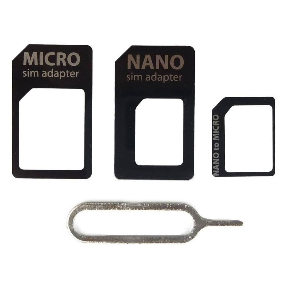 sim card adapter kit Nano sim cart to Micro Standard converter ejector pin set | ZedLabz - 1