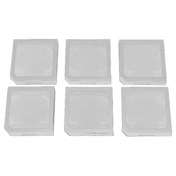 Single game case for 3DS 2DS DSi DS Lite individual cartridge card holder - 6 pack Clear | ZedLabz - 3