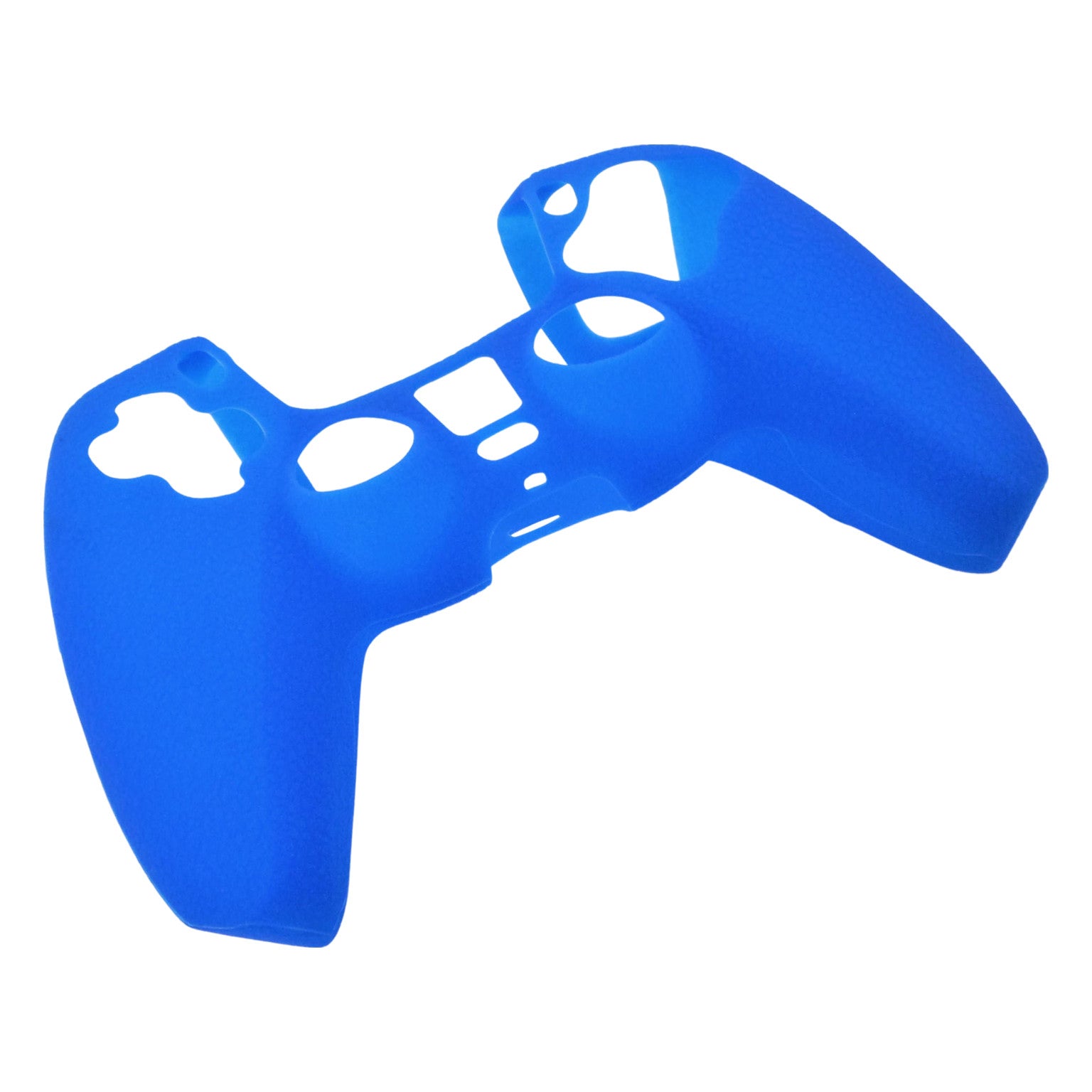 Skin grip cover for Sony PS5 controller silicone rubber leather textured - Blue | ZedLabz - ZedLabz800724