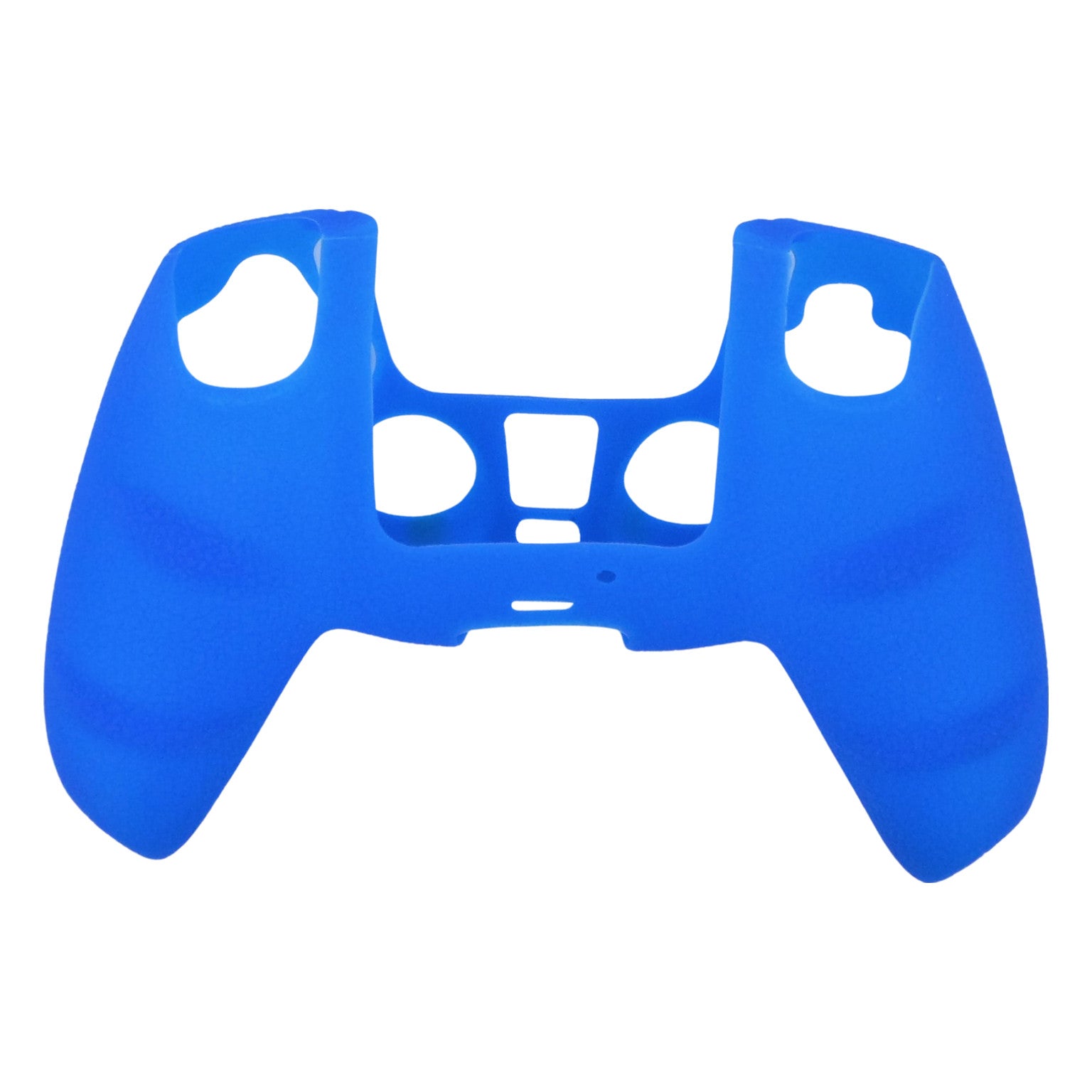 Skin grip cover for Sony PS5 controller silicone rubber leather textured - Blue | ZedLabz - ZedLabz800724