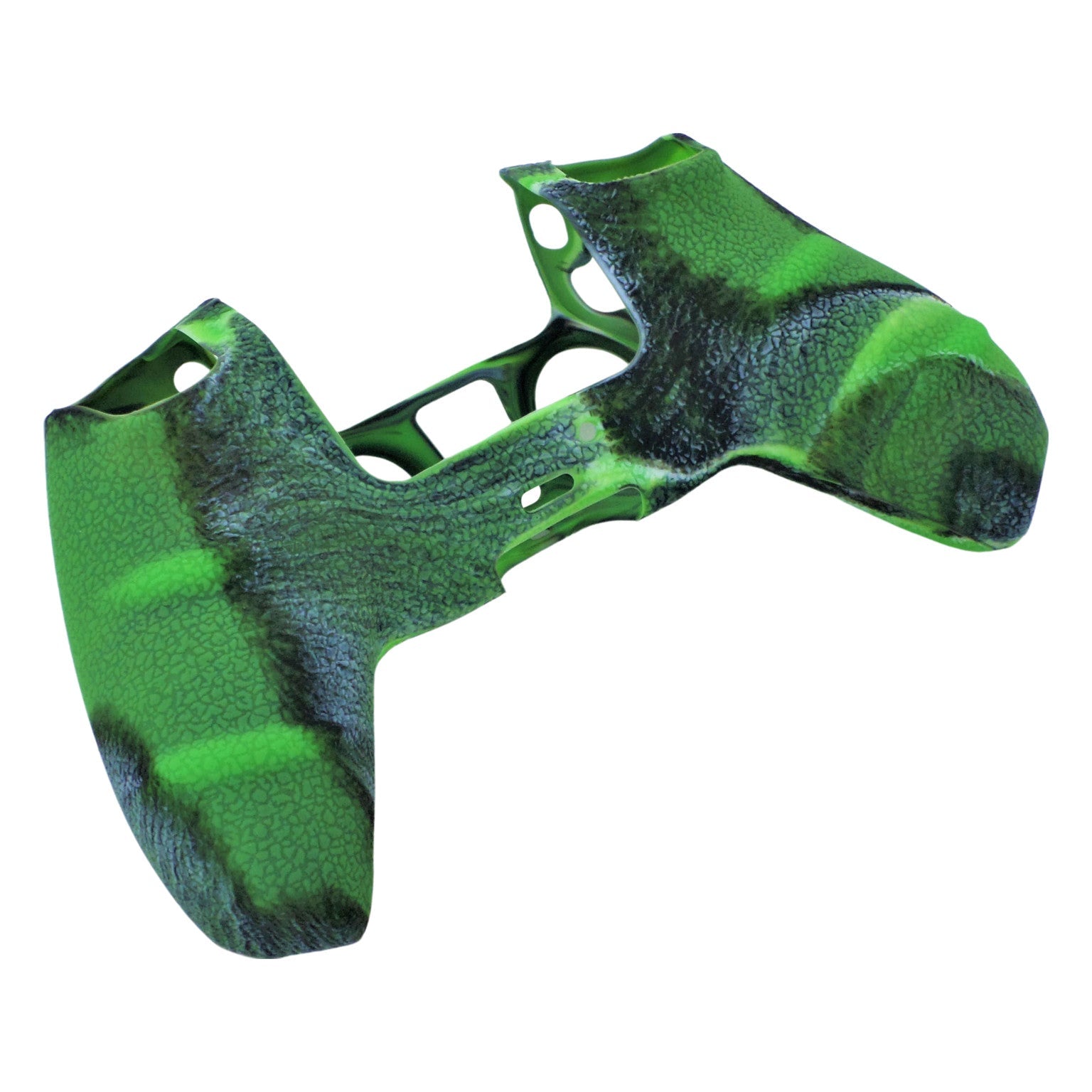 Skin grip cover for Sony PS5 controller silicone rubber leather textured - Camo Green | ZedLabz - ZedLabz800721