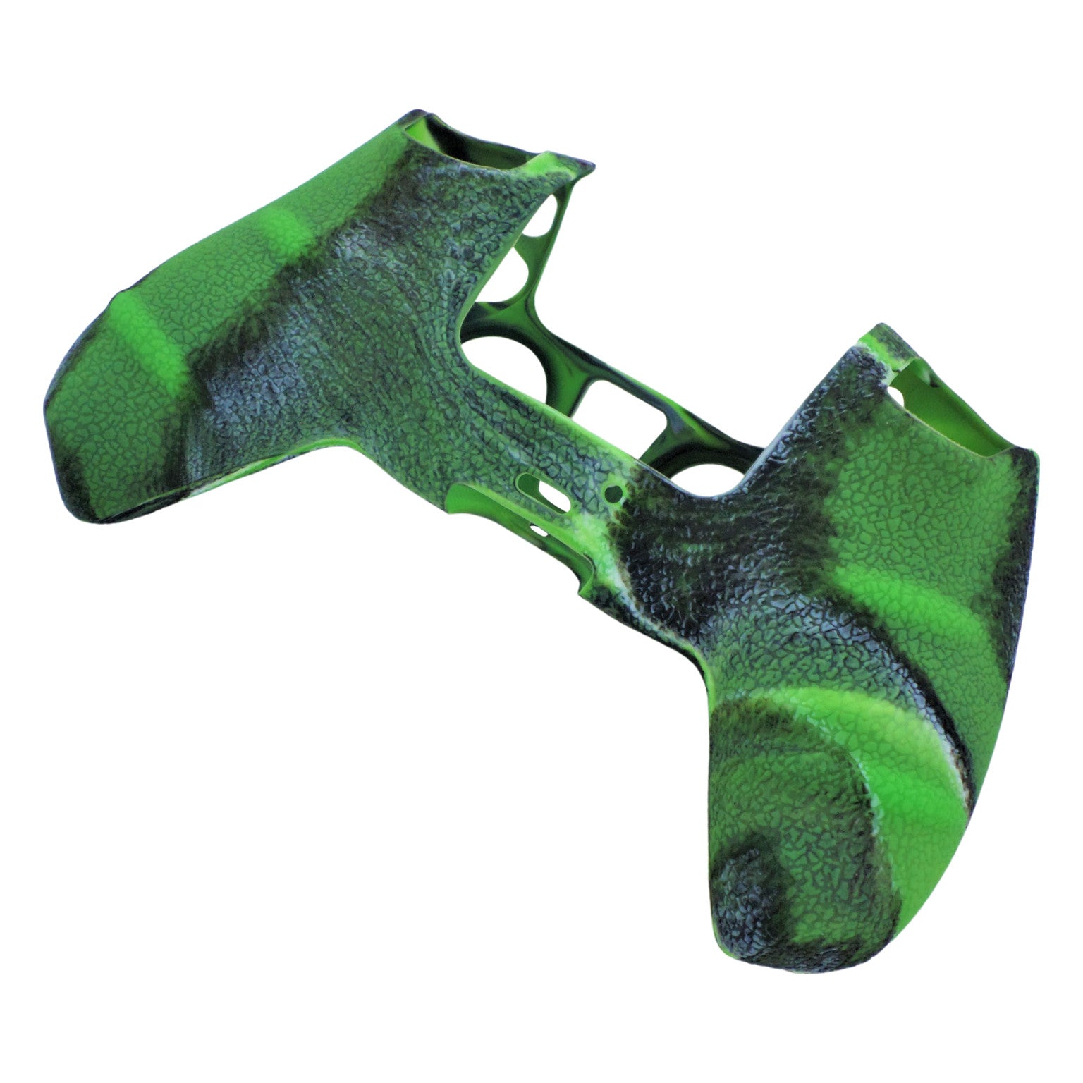 Skin grip cover for Sony PS5 controller silicone rubber leather textured - Camo Green | ZedLabz - ZedLabz800721