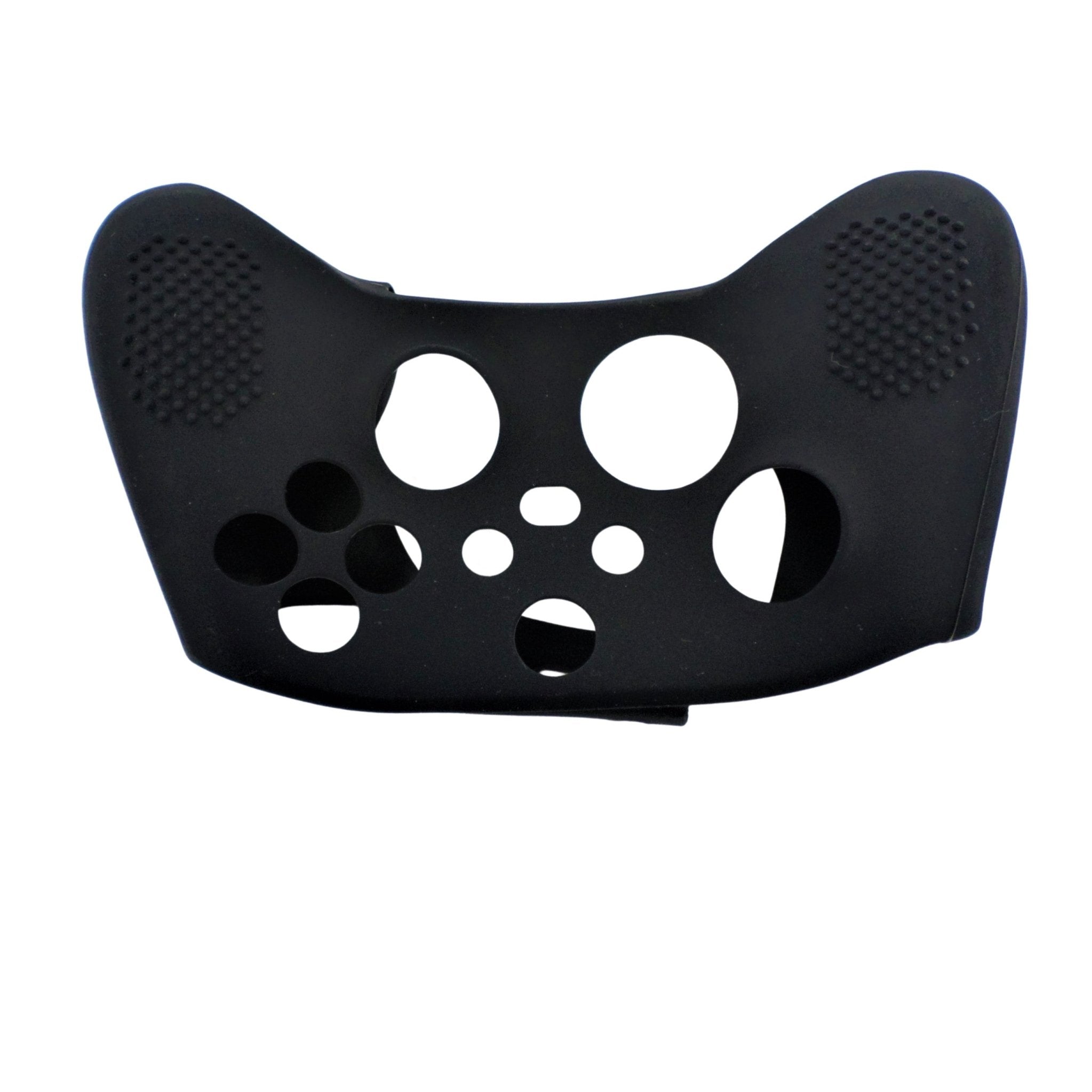 Skin grip cover for Xbox Series X controller soft silicone rubber with ribbed handle - Black | ZedLabz - 6