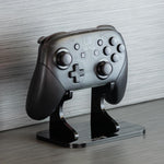 Display stand for Nintendo Switch Pro controller - Crystal Clear | Rose Colored Gaming