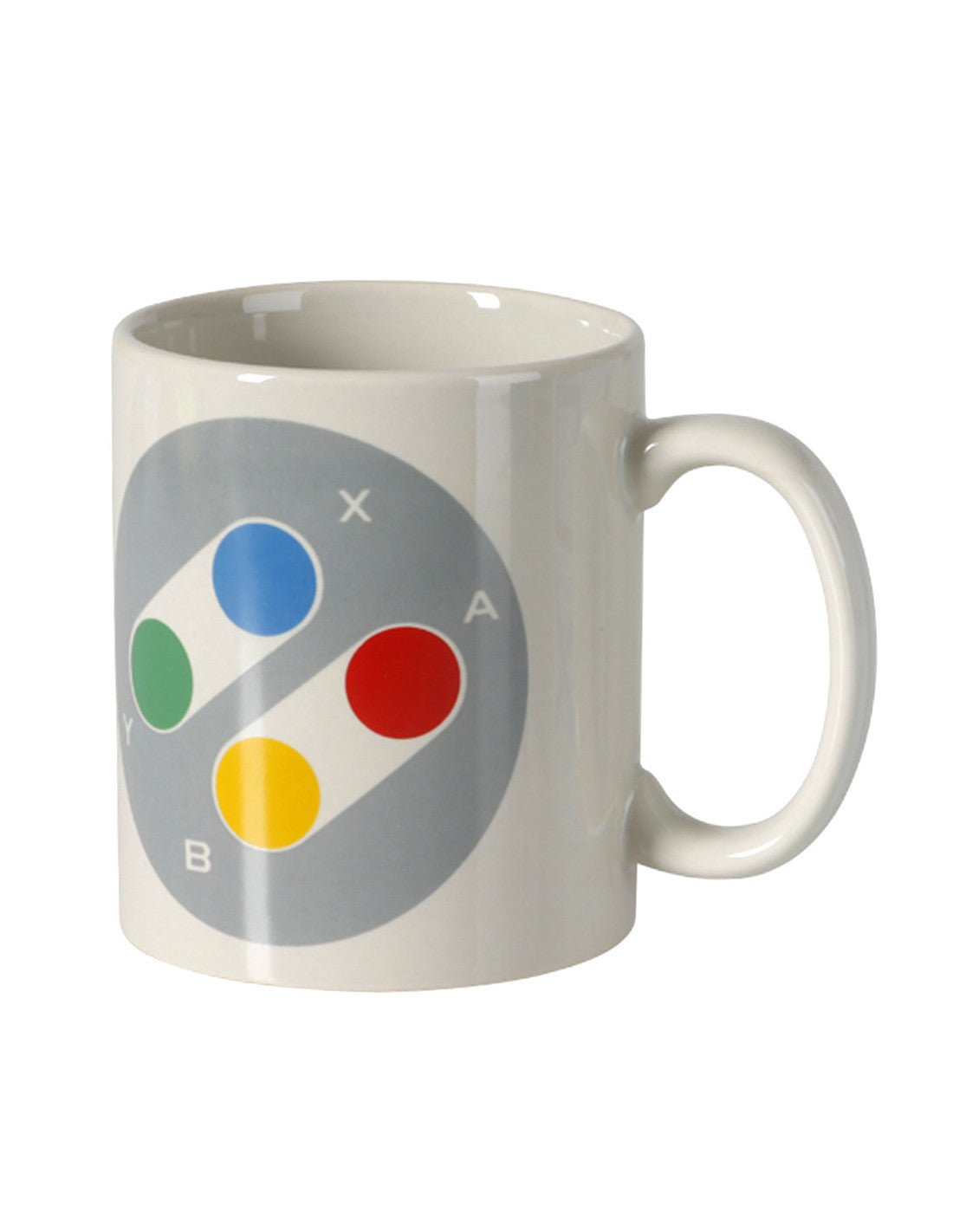 SNES Super Nintendo controller official mug 11oz/315ml light grey ceramic | Pyramid - 1