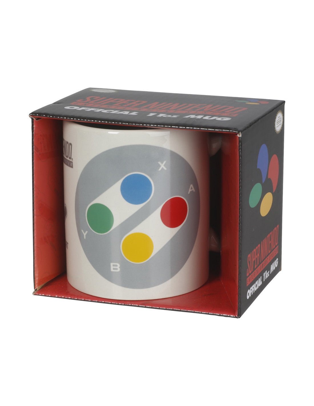 SNES Super Nintendo controller official mug 11oz/315ml light grey ceramic | Pyramid - 2