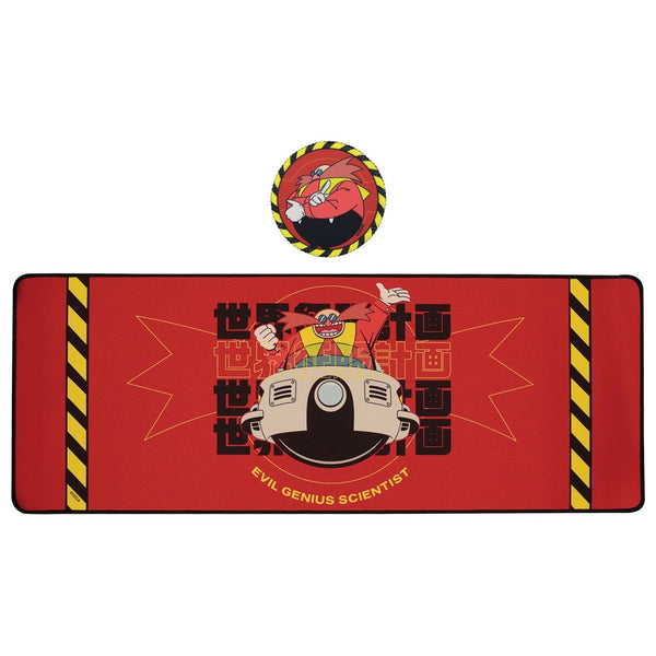 Sonic the Hedgehog Dr. Eggman XL Desk Pad & Coaster Set | Fanattik - 1