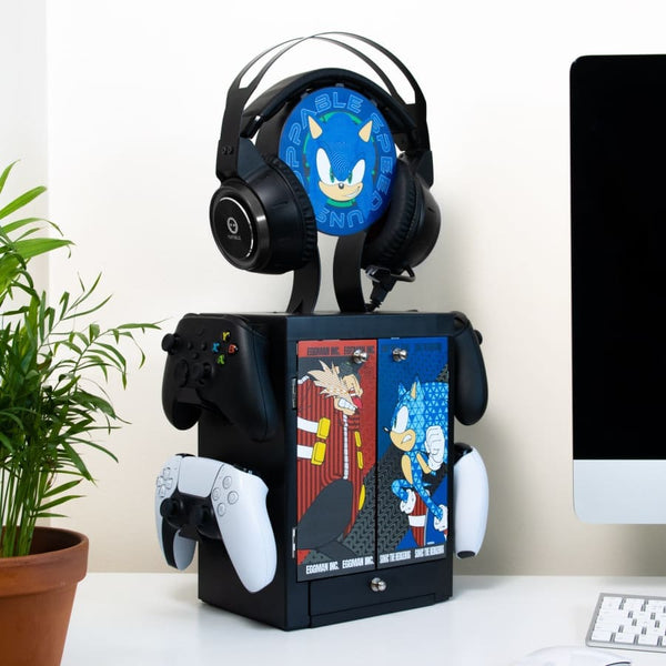 Sonic the Hedgehog Gaming Locker - Game, Controller & Headset Storage | Numskull - 2