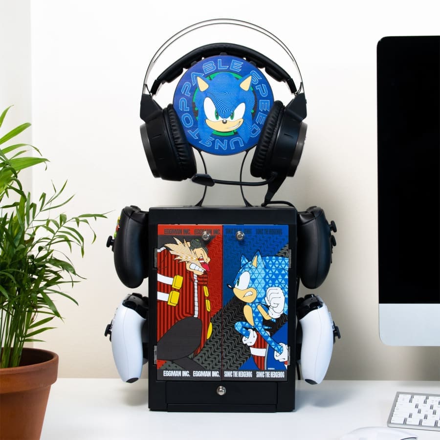 Sonic the Hedgehog Gaming Locker - Game, Controller & Headset Storage | Numskull