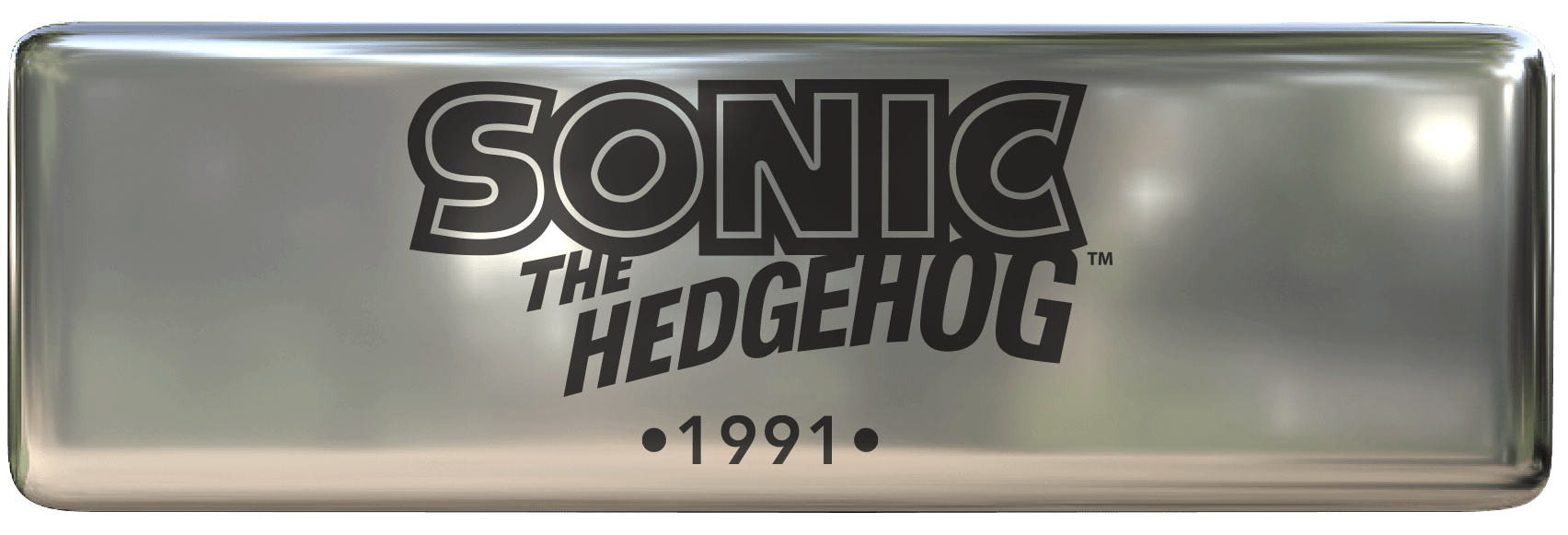 Sonic The Hedgehog Loop Scene video game (1991) shadow box art officially licensed 9x9 inch (23x23cm) | Pixel Frames - 3