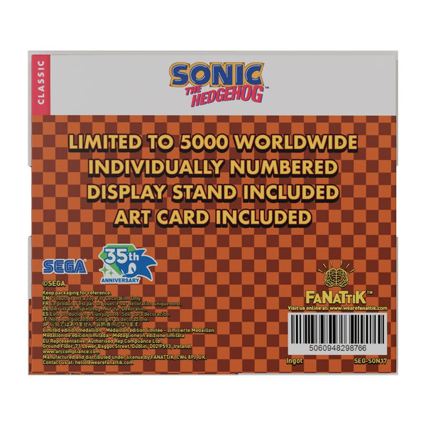 Sonic the Hedgehog Original Logo Limited Edition Medallion | Fanattik - 2