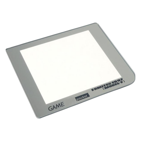 Glass lens screen for Nintendo Game Boy Pocket console Retro Pixel IPS LCD screen modded console - Famitsu 1997 Mirror Silver | Funnyplaying